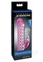 Fantasy X-tensions Vibrating Couples Cock Cage Waterproof 6.25in - Pink