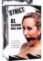 Strict Xl Silicone Gag Ball 2in - Black